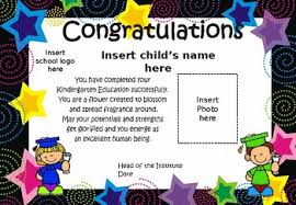 Graduation Certificates Kindergarten Preschool Editable