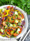 carrot tomato and pepper salad