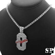 hip hop silver plated ovo o pendant