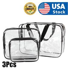clear wash makeup bag travel cosmetic