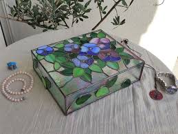 Stained Glass Jewelery Box