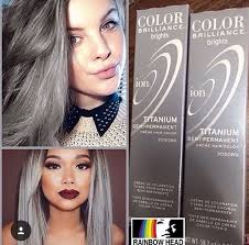 Grey Silver Hair In 2019 Ion Color Brilliance Ion Color
