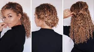 See more ideas about curly hair styles naturally, curly hair styles, curly hair cuts. 3 Super Easy Hairstyles For 3b 3c Curly Hair Bella Kurls Extensions Ashley Bloomfield Youtube