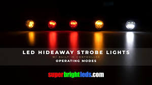 led hideaway strobe lights mini