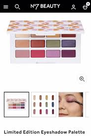 boots no7 eyeshadow palette love is