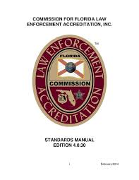 Standards Manual Commission For Fl Law Enforcement