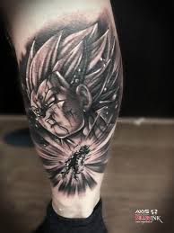 Vegeta is the strongest character in the dragon ball series and has several tattoo designs that include his signature long hair and clothes. Majin Vegeta Dbz Tattoo By Nick Limpens Royal Ink By Nsanenl On Deviantart