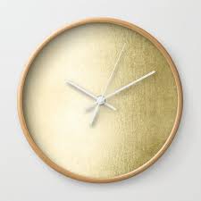 Simply Gilded Palace Gold Wall Clock By