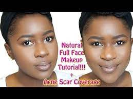 brown skin acne scar coverage mona b