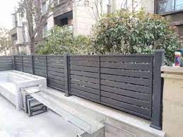 Welded Black Garden Fence Aluminum