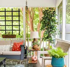 how to decorate a screen porch