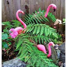 Cubilan Large Bright Pink Flamingo Yard Ornament Flamingo Garden Statue Pink Flamingo Garden Yard Decor Pack Of 2