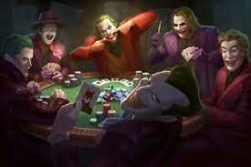 Dc recently announced the upcoming batman: Poster 18inx12in Of Jokers Playing Cards With Batman Cards Joker From All Times Ebay