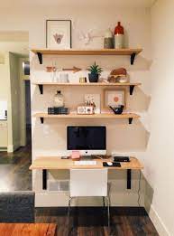Solid White Oak Shelves With Black
