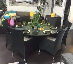 Outdoor Dining Set Round Vancouver