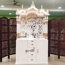 white wooden top temple design for home