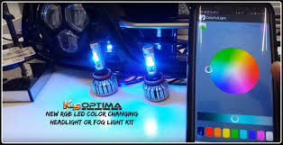 K5 Optima Store Rgb Led Color Changing Headlight Or Fog Light Kit