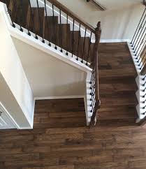 What are the options for wood flooring? Mannington Sighting We Re Loving This Shot Of Our Mountain View Hickory Hardwood Flooring Posted On Inst Wooden Staircase Design Hardwood Stairs House Design