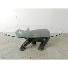 Vintage Elephant Coffee Table In