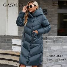 Winter Jacket Long Hooded Coats Woman