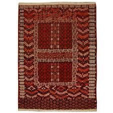 early 20th century turkmen prayer rug