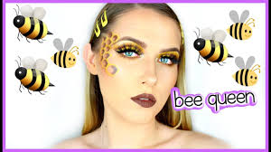 bee queen easy halloween makeup