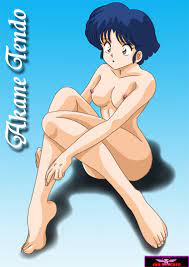 ero shocker, tendou akane, ranma 1/2, barefoot, blue hair, nude, short hair  - Image View - | Gelbooru - Free Anime and Hentai Gallery