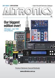 Altronics 2017 18 Electronics Catalogue By Altronicsau Issuu