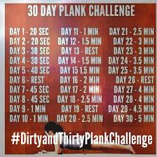 30 Day Plank Challenge National Womens Health Fitness Day