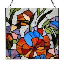 river of goods multicolor stained glass