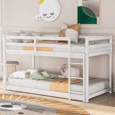 solid wood twin over twin bunk bed