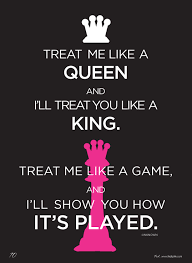 Trate me como uma rainha e vou trat lo como um rei. Trate me como.