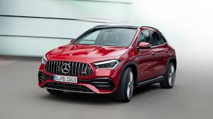 We're here today to check out all of these models to figure out which one might catch your interest. 2021 Mercedes Benz Gla Class First Look M B S Smallest Suv Is All New