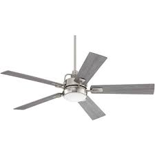 60 Casa Vieja Farmhouse Ceiling Fan With Light Led Dimmable Remote Brushed Nickel Gray Oak For Living Room Kitchen Bedroom Family Target
