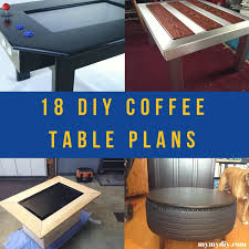 18 surprising diy coffee table plans