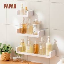 Adhesive Bathroom Shelf Organizer Wall