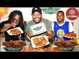 atomic hot wings wing stop challenge