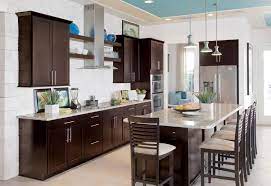 brown gorgeous kitchen cabinets with