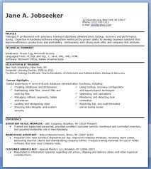 Database Administrator Resume Entry Level Teaching Resume