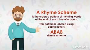 what is rhyme scheme definition