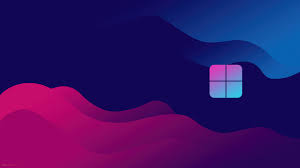 windows 11 logo colorful background