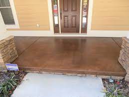 stained concrete for exterior porches