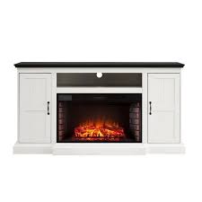 fireplace media console electric