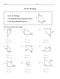 Whether it's to pass that big test, qualify for that big promotion or even master that cooking technique; 30 60 90 Triangles Worksheet By Family 2 Family Learning Resources
