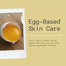 egg yolk face mask and pore strip