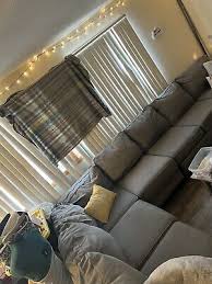 Used Sectional Sofa Couch Gray In Color