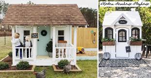 20 Adorable Outdoor Playhouse Ideas For Kids That Are No
