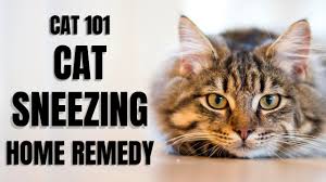 cats 101 cat sneezing home remedy
