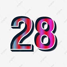 Number 28 PNG Images | Vector and PSD Files | Free Download on Pngtree