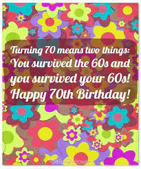 Happy 70th birthday, you are one of those people who are good at what they do, you rock. 70th Birthday Wishes And Birthday Card Messages By Wishesquotes Happy 70 Birthday 70th Birthday Wishes Birthday Card Messages